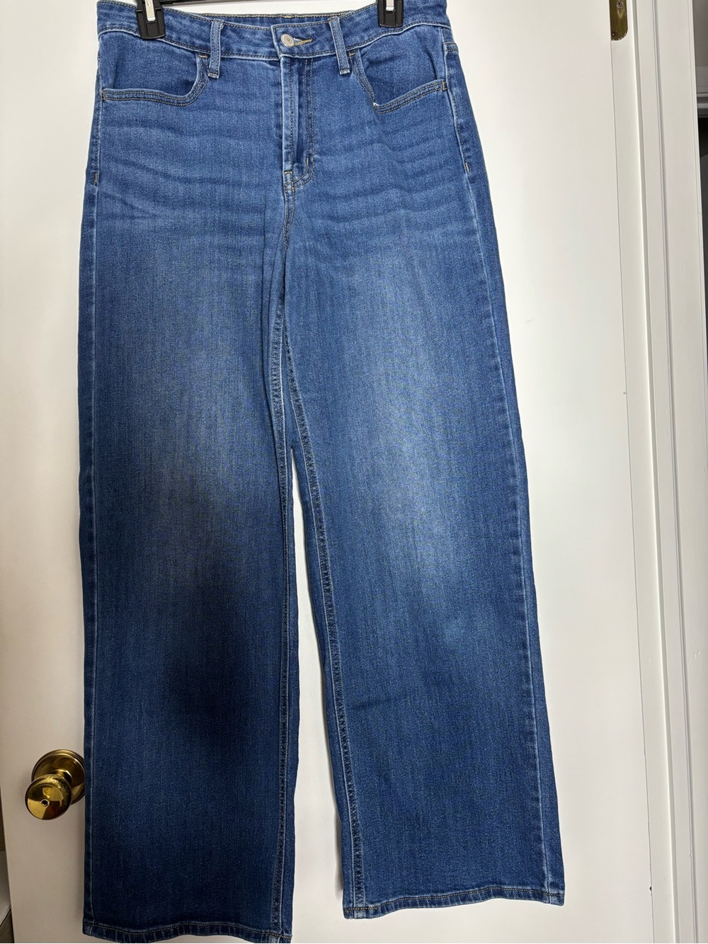 S-10 Old Navy Wide-Leg Blue Jeans for Women